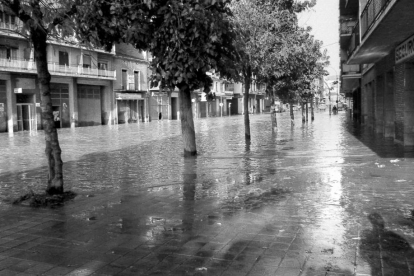 Inundaciones en Lleida en 1982