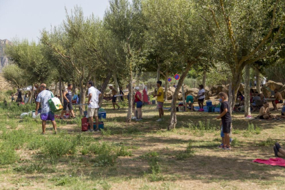 L'onada de calor va fer que tingués desenes de visitants