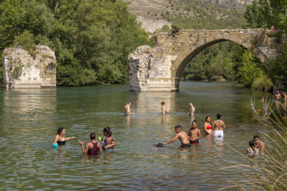 L'onada de calor va fer que tingués desenes de visitants