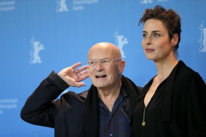 El director Volker Schloendorff y la actriz alemana Susanne Wolff.
