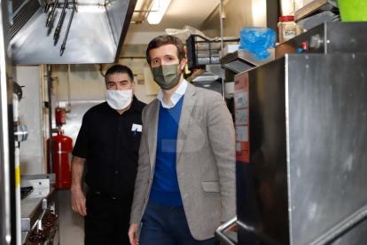 Visita de Pablo Casado a Lleida