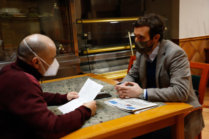 Visita de Pablo Casado a Lleida