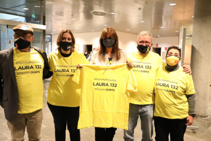 Acte de campanya de Junts a Lleida, amb Laura Borràs