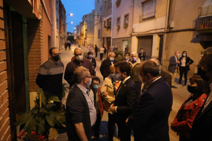 Visita del president Pere Aragonès a Juneda