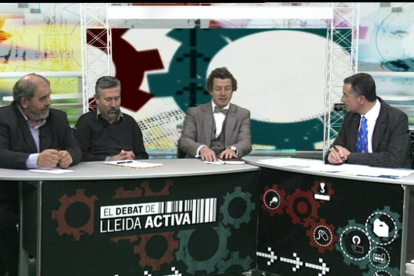 Un momento del programa de Lleida Televisió.