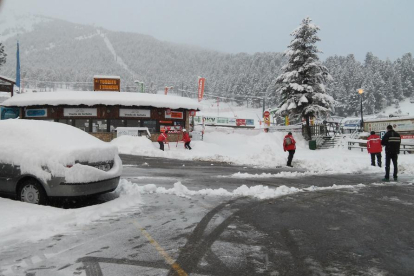 Las recientes precipitaciones han dejado 30 centímetros de nieve nueva en Port del Comte.
