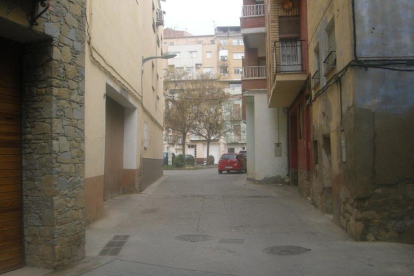 Una imatge del carrer Sant Josep, de Fraga.