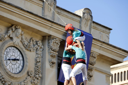 Enxaneta dels Castellers de Vilafranca el novembre passat.