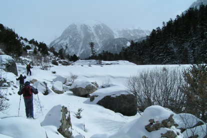 Éxito de los senderos para raquetas de nieve en La Vall de Boí