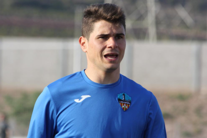 Javier Mateo, porter que podria debutar dissabte amb el Lleida.