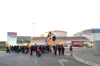 La protesta dels CDR a l'LL-11 a Lleida.