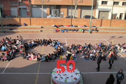 El colegio Balàfia, que el año pasado celebró 50 años, es uno de los que más extranjeros escolariza.
