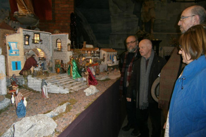 El diorama que reproduce el claustro de la Seu Vella puede verse hasta el domingo en el Peu del Romeu.