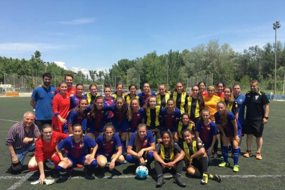 El Pardinyes y el Barcelona, campeonas del Torneig Lo Caragol