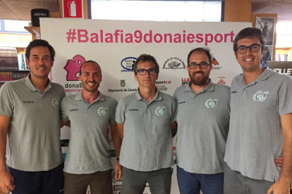 Jordi Martínez, Xavi Balsells, Carlos Oca, Mario Martínez y Juan Campillos.