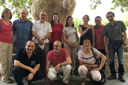Imagen de la delegación mexicana que visitó ayer Lleida