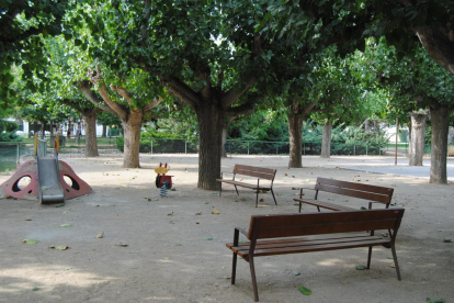 El parque municipal de Mollerussa. 