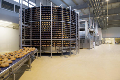 Imatge de les instal·lacions de la planta de pa a la Closa.