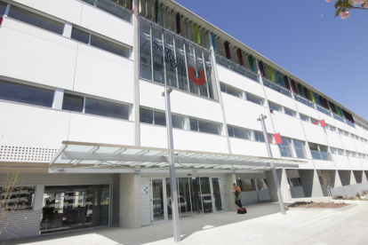 Vista de las nuevas instalaciones del Hospital Sant Joan de Déu de Lleida en la zona de Copa d’Or. 
