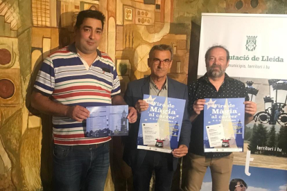 Presentación del cartel de la MontgaiMàgic 2018, ayer en la diputación de Lleida. 
