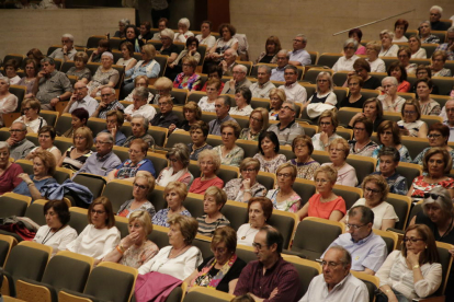 L’acte de clausura de l’Aula de Lleida va tenir lloc a l’Auditori amb sis-cents assistents i actuacions de cant coral i teatre.