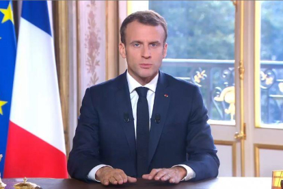 Macron mostró su orgullo por la victoria del “no” en el referéndum al tiempo que prometió diálogo.