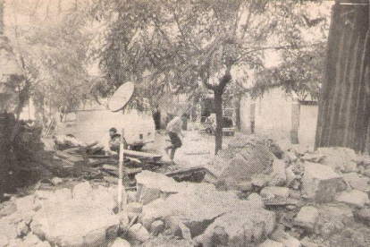 Danys per la riuada a Lleida.