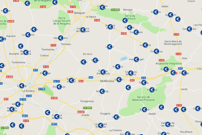 Mapa interactiu amb el sous dels alcaldes de Catalunya