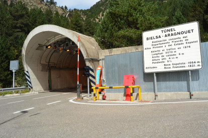 Imatge d’arxiu del túnel de Bielsa, lloc pròxim on va tenir lloc l’allau.