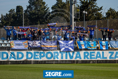 Imatges de la jornada 10 de Segona RFEF, entre el Deportivo Aragón - Lleida Esportiu