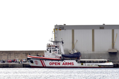 Uno de los buques de la organización Open Arms.