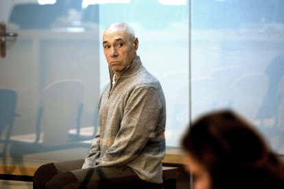 Imatge de l’etarra Santi Potros en un judici.