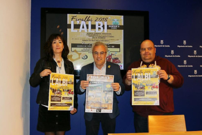 La presentación de la Fira de L’Albi ayer en la Diputación.