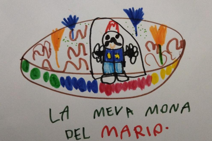 Sóc l'Aleix Alegre de 5 anys i aquest any m'agradaria que la mona tingués el Mario i lacasitos.