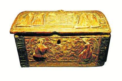 La  ‘Adoración de los Reyes Magos’ es un óleo sobre tabla de pino de 155,5 por 130,5 centímetros.