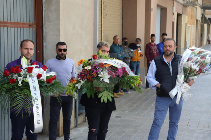 Marxa lenta dels taxistes de Lleida en record del seu company assassinat