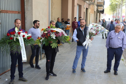 Marxa lenta dels taxistes de Lleida en record del seu company assassinat