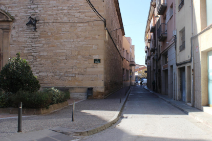 El carrer de Santa Maria de Tàrrega.