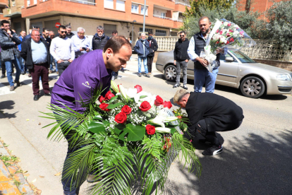 Marxa lenta dels taxistes de Lleida en record del seu company assassinat