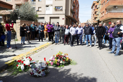 Marxa lenta dels taxistes de Lleida en record del seu company assassinat