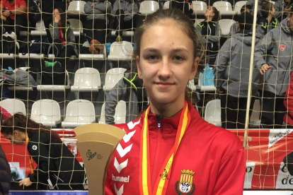Katy Tyaglyay es proclama campiona d’Espanya d’handbol