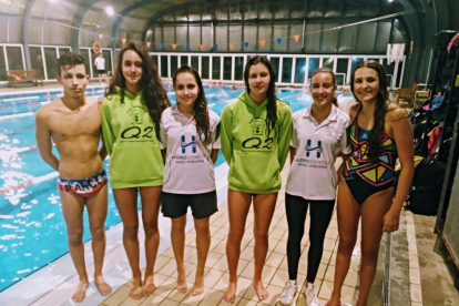 Nadadores del CEN Balaguer.