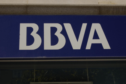 El logotipo del BBVA.