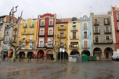 Imatge d’arxiu de la plaça Mercadal de Balaguer.