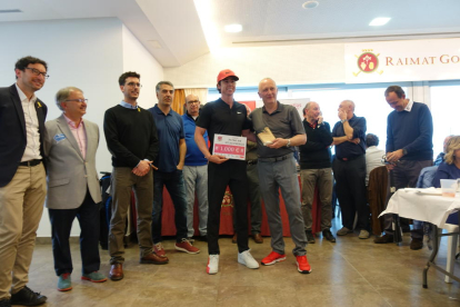 Pep Anglès recibió un premio de mil euros por su triunfo en la clasificación de profesionales.