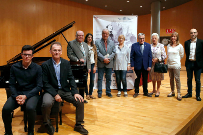 La presentación del Concurs Internacional de Piano Ricard Viñes tuvo lugar ayer en el Auditori. 