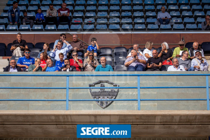 Imatges del partit entre el Lleida Esportiu i el Peña Deportiva, de 2a RFEF