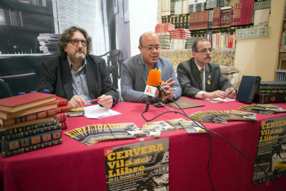 La presentación de Cervera, Vila del Llibre tuvo lugar ayer en la capital de La Segarra. 