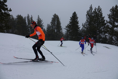 La prova va reunir més d’un centenar d’esquiadors.