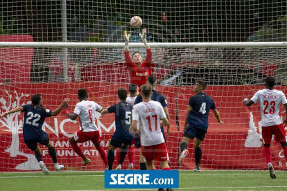 L'equip lleidatà va tancar la pretemporada al Congost amb una nova victòria (2-5)